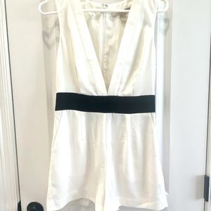 White romper. Perfect for bride